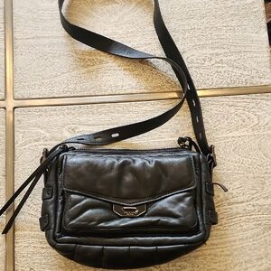 Rag & Bone Black Crossbody Bag with Adjustable Strap 10x8